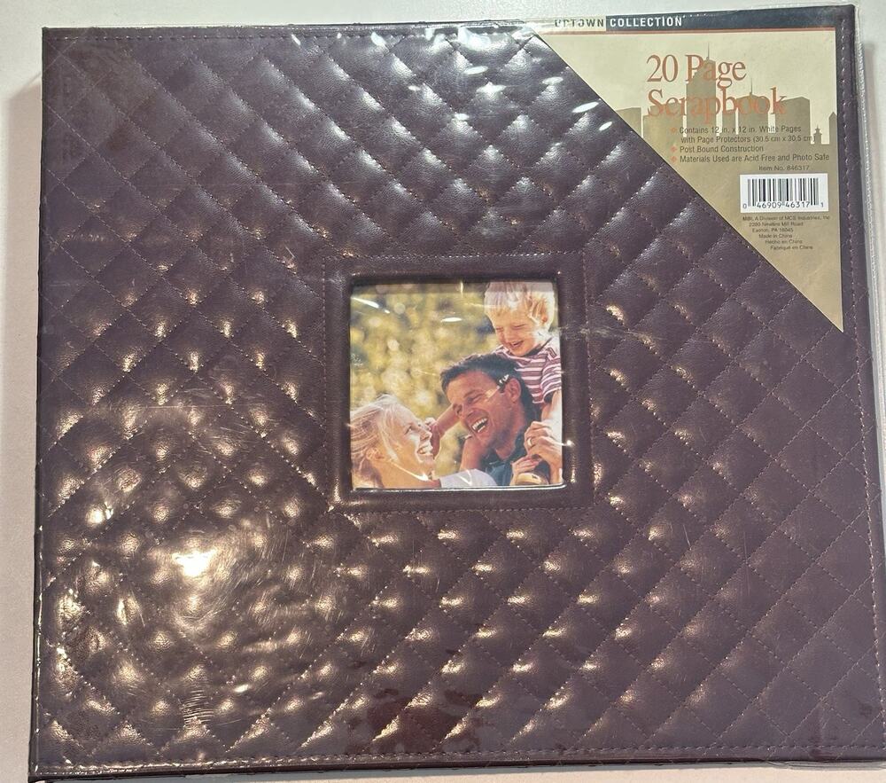 MBI Uptown Collection 20 Page Scrapbook 12x12 Brown New Memories Crafting Photos
